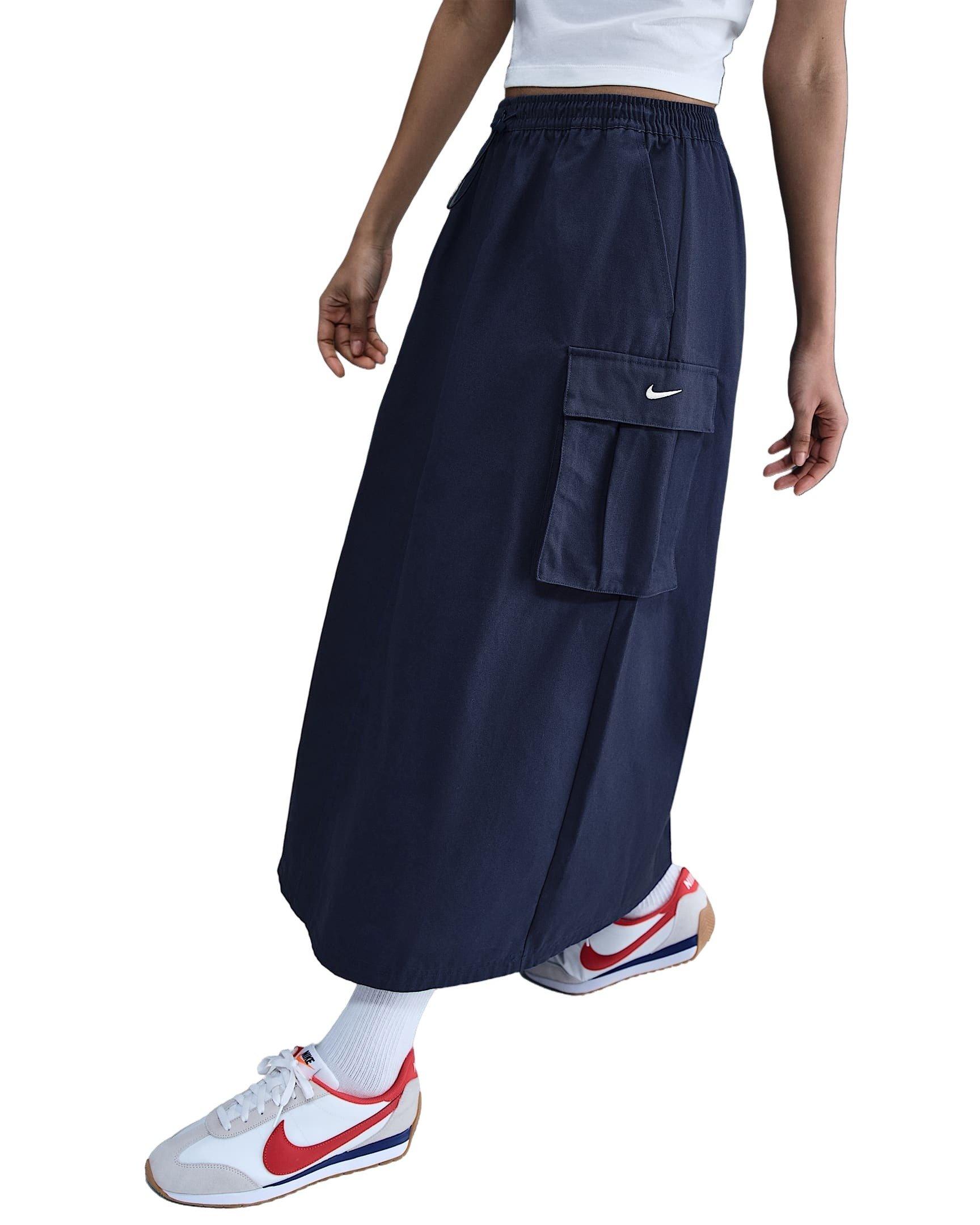 Nike Women's Sportswear Loose Cargo Skirt - Navy - NAVY